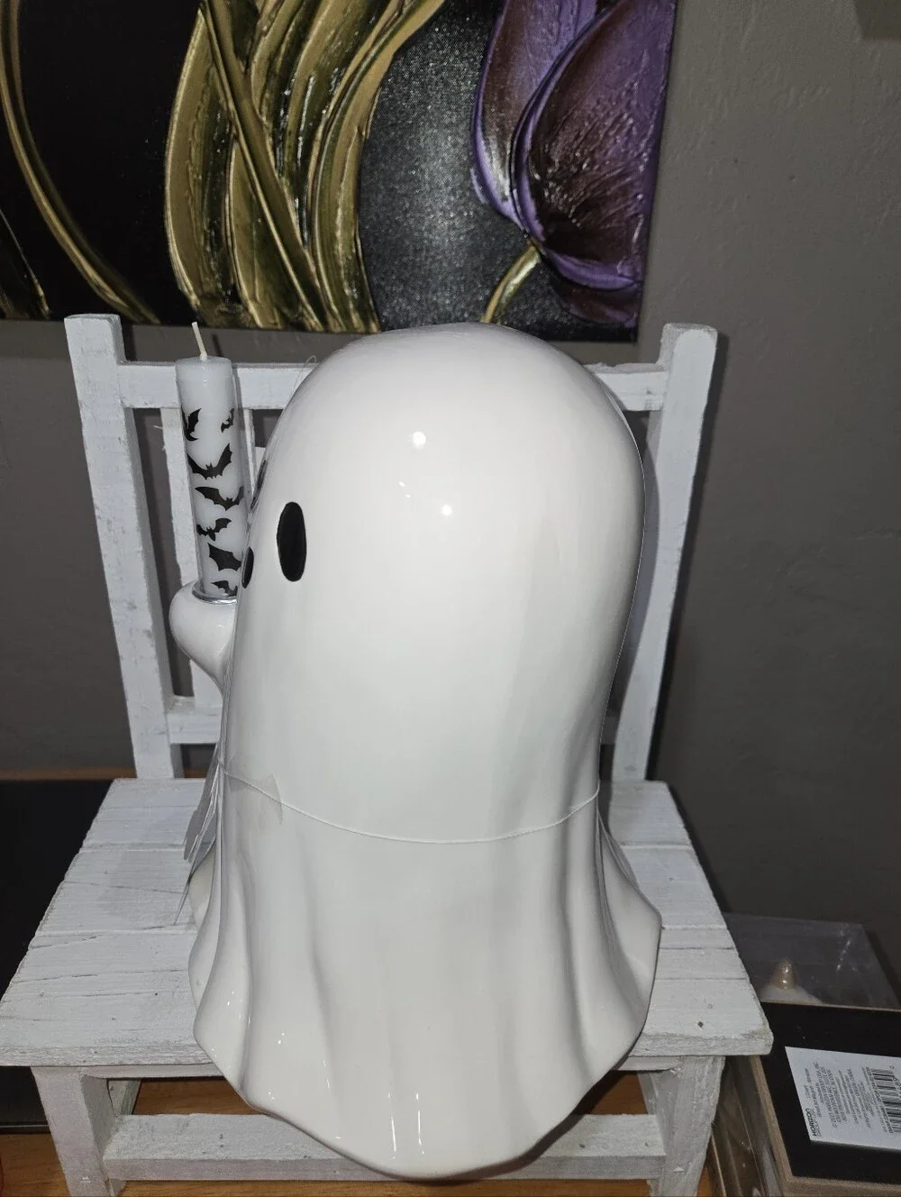 Goblin & Ghoul Candle Holding Ghost